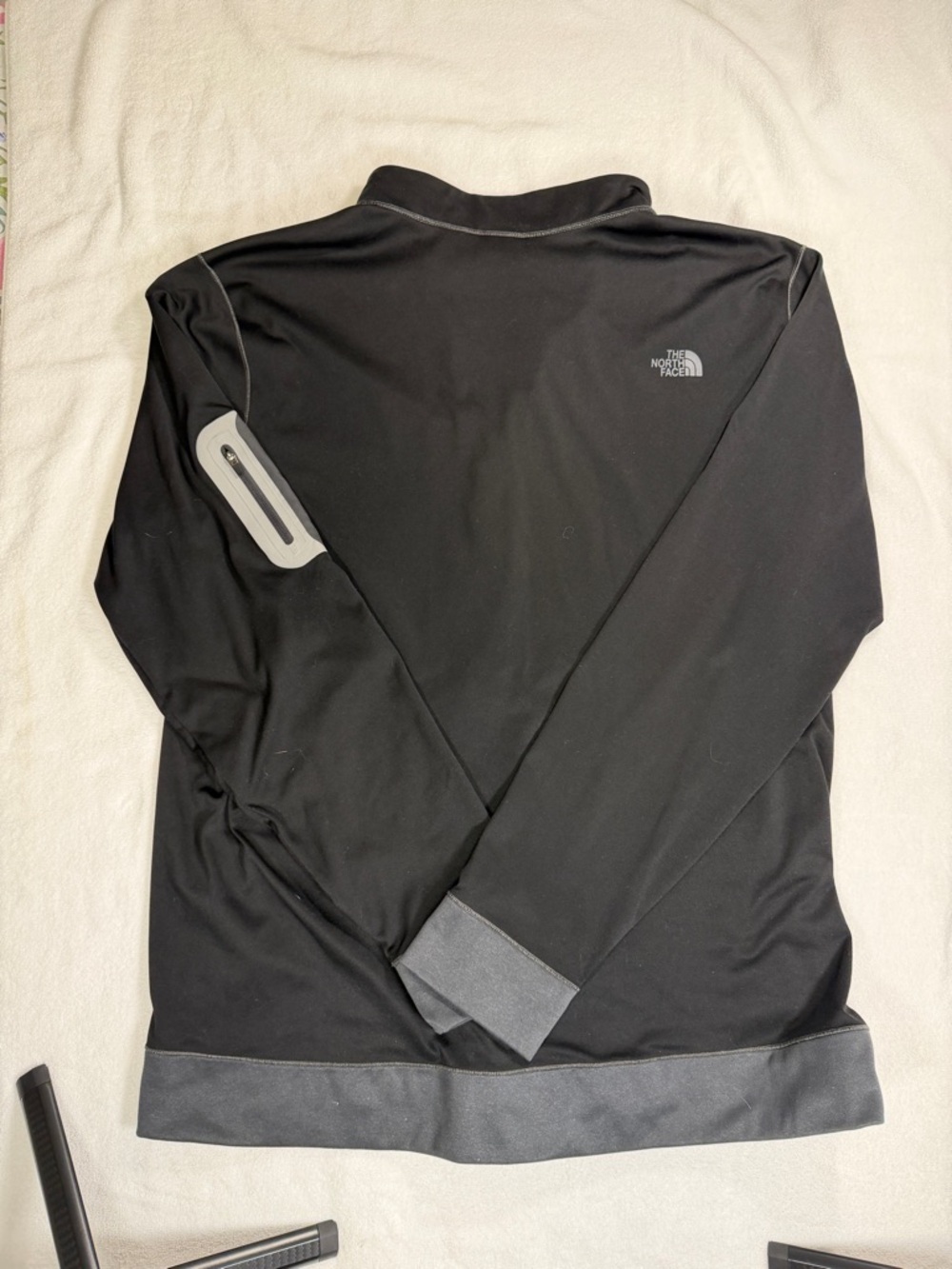 The North Face Men’s XL Full Zip Performance Jacket Black Lightweight Athletic - Picture 2 of 5